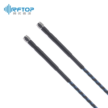 【超值优选】1.85mm公转1.85mm公高性能铠装电缆组件|精密型,DC-67GHz,配接RCT260Z电缆/RCP480铠甲,线径4.8mm-RCP480-VMVM-L