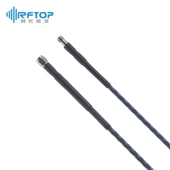 1.85mm公转1.85mm母高性能铠装电缆组件|精密型,带铠甲,DC-67GHz,配接RCT260Z电缆/RCP480铠甲,线径4.8mm-RCP480-VMVF-L