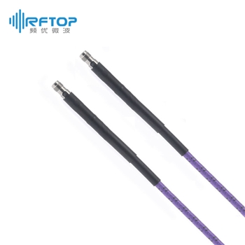 1.85mm母 转 1.85mm母 高低温实验测试铠装组件|精密型, 耐高温, DC-67GHz, 配接RCT260Z电缆/RCP500铠甲 , 线径5mm - RCP500H-VFVF-L