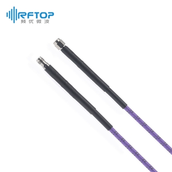 1.85mm公 转 1.85mm母 高低温实验测试铠装组件|精密型, 耐高温, DC-67GHz, 配接RCT260Z电缆/RCP500铠甲 , 线径5mm - RCP500H-VMVF-L
