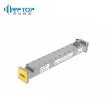 WR42(BJ220)单定向波导耦合器|专业型, 高定向, 耦合端2.92mm(K,SK)母, 17.6-26.7GHz, 耦合度30dB, FBP220方形平法兰 - RWDC42K-30
