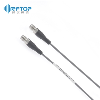 1.85mm母 转 1.85mm母 高低温实验测试电缆组件|精密型, 耐高温, DC-67GHz, 配接RCA220电缆, 线径2.2mm - RCA220H-VFVF-L