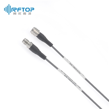 1.85mm公 转 1.85mm母 高低温实验测试电缆组件|精密型, 耐高温, DC-67GHz, 配接RCA220电缆, 线径2.2mm - RCA220H-VMVF-L