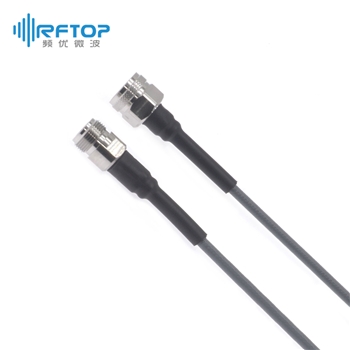 N公 转 N母 超低损稳相电缆组件|精密型, 低损耗, DC-18GHz, 配接RCA480电缆, 线径4.8mm - RCA480-NMNF-L