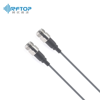 N母 转 N母 超低损稳相电缆组件|精密型, 低损耗, DC-18GHz, 配接RCA360电缆, 线径3.6mm - RCA360-NFNF-L