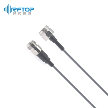 N公 转 N母 超低损稳相电缆组件|精密型, 低损耗, DC-18GHz, 配接RCA360电缆, 线径3.6mm - RCA360-NMNF-L