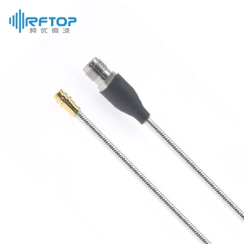 2.92mm(K,SK)母 转 SMP(GPO)母 半柔电缆组件|超优级(Ultra), DC-40GHz, 配接RCR086H电缆, 线径2.16mm - RCR086H-KFPF-L