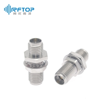 【超值优选】3.5mm母 转 3.5mm母 穿墙毫米波转接器|精密型, 带密封圈, DC-34GHz, 不锈钢钝化 - RA3401YSE