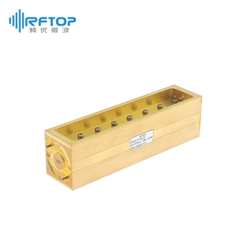 WR19(BJ500)毫米波波导固定衰减器|专业型, 双向, FUGP500圆形法兰, 矩形, 波导主体铜镀金, 40-60GHz, 10W - RWA1910A-XX