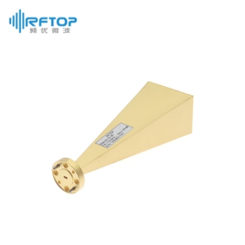 WR10(BJ900)标准增益喇叭天线|专业型, 75-110GHz, 增益25dB, FUGP900圆形法兰 - RWHA10-25