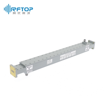 WR42(BJ220)双定向波导耦合器|专业型, 高定向, 耦合端2.92mm(K,SK)母, 17.6-26.7GHz, 耦合度10dB, FBP220方形平法兰 - RWDCD42K-10