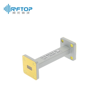 WR28(BJ320)毫米波直波导, 26.3-40GHz, FBP320方形平法兰, 铜合金 - RWG28-L