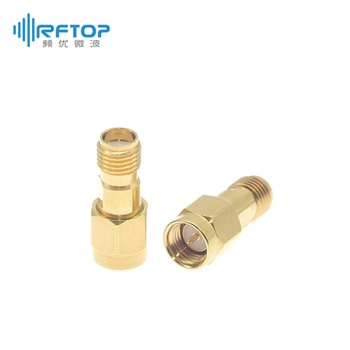 【超值优选】SMA公 转 SMA母 无磁型转接器|精密型, 微磁型, DC-18GHz, 铍青铜镀无磁金 - RANM18S03