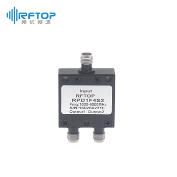 SMA一分二同轴微带式功分器|专业型, 1-4GHz, 30W, 接头不锈钢 - RPD1F4S2