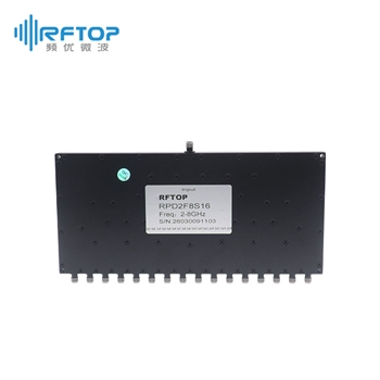 SMA一分十六同轴微带式功分器|专业型, 2-8GHz, 20W, 接头不锈钢 - RPD2F8S16