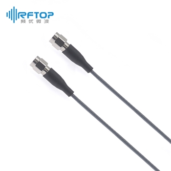 2.92mm(K,SK)公 转 2.92mm(K,SK)公 超低损稳相电缆组件|精密型, 低损耗, DC-40GHz, 配接RCA220电缆, 线径2.2mm - RCA220-KMKM-L