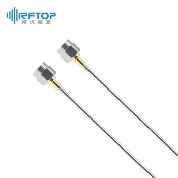 3.5mm公 转 3.5mm公 半钢电缆组件|精密型, DC-26.5GHz, 配接RCS086L电缆, 线径2.2mm - RCS086L-QMQM-L1-L2