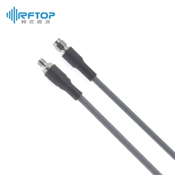 SMA公 转 3.5mm母 超低损稳相电缆组件|精密型, 低损耗, DC-26.5GHz, 配接RCA510电缆, 线径5.1mm - RCA510-SMQF-L