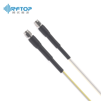 SMA公 转 SMA公 高性能测试电缆组件|精密型, 稳相, DC-26.5GHz, 配接RCT500电缆, 线径4.6mm - RCT500-SMSM-L