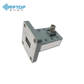 WR51(BJ180) 转 SMA母波导同轴转换器|精密型, 14.5-22GHz, FUBP180, 正交, 接头不锈钢 - RWR51SU