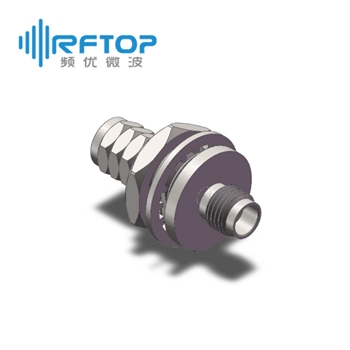 1.85mm母 转 1.85mm母 穿墙毫米波转接器|超优级(Ultra), 带密封圈, DC-67GHz, 不锈钢 - RA6703YS