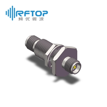 2.92mm(K,SK)母 转 2.92mm(K,SK)母 穿墙毫米波转接器|超优级(Ultra), DC-40GHz, 不锈钢 - RA4001YH04