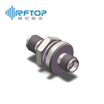 2.92mm(K,SK)母 转 2.92mm(K,SK)母 穿墙毫米波转接器|超优级(Ultra), DC-40GHz, 不锈钢 - RA4001YS