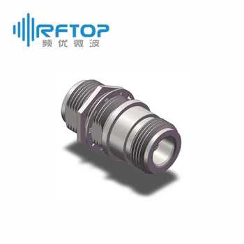 N母 转 N母 穿墙转接器|超优级(Ultra), DC-18GHz, 不锈钢 - RA18N01Y