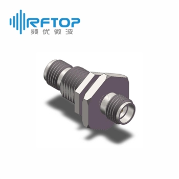 SMA母 转 SMA母 穿墙转接器|超优级(Ultra), DC-26.5GHz, 不锈钢 - RA27S01YH