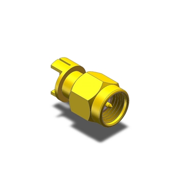 SMA公PCB侧装焊接连接器, DC-26.5GHz, PCB板厚小于0.35mm, 尾针直径00.3mm - RC27SMB-SEL03-XX
