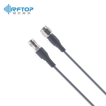 2.92mm公转1.85mm母 超低损稳相电缆组件|精密型,低损耗,DC-40GHz,配接RCA220电缆, 线径2.2mm-RCA220-KMVF-L