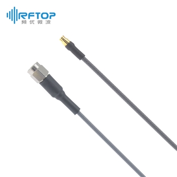 SMA公 转 SMP(GPO)母 超低损稳相电缆组件|精密型, 低损耗, DC-26.5GHz, 配接RCA220电缆, 线径2.2mm - RCA220-SMPF-L