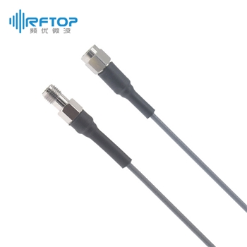 SMA公 转 SMA母 超低损稳相电缆组件|精密型, 低损耗, DC-26.5GHz, 配接RCA220电缆, 线径2.2mm - RCA220-SMSF-L