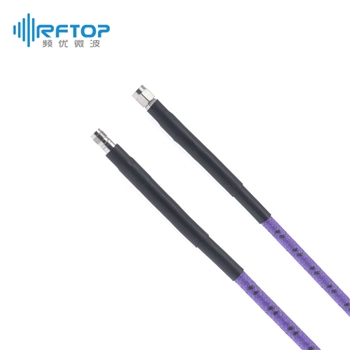 2.92mm(K,SK)公 转 2.4mm母 高性能铠装电缆组件|精密型, DC-40GHz, 配接RCT400电缆/RCP670铠甲 , 线径6.7mm - RCP670E-KMUF-L