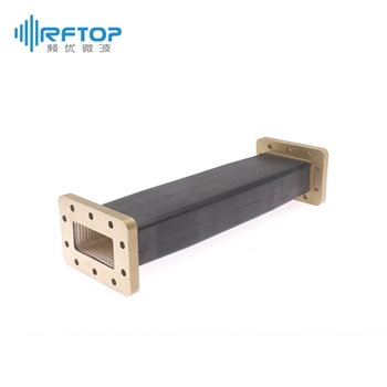 WR229(BJ40)可扭软波导, 3.22-4.9GHz, 4000W, FDP40矩形平法兰, 黄铜 - RWGFT229-L