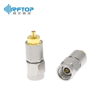 2.92mm公 转 SSMP(GPPO\SMPM)母 精密转接器|不锈钢+铍铜镀金，DC-40GHz - RA4021